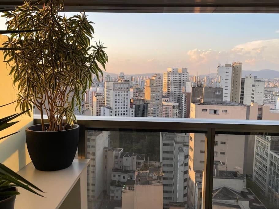 Apartmán Studio Com Vista Incrivel 22º Andar São Paulo Exteriér fotografie